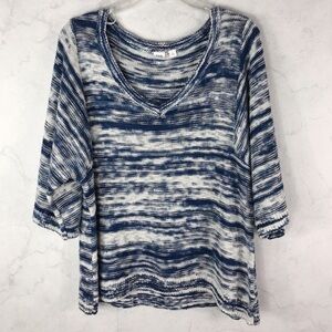 [Gap] Mesh V Neck Knit Sweater